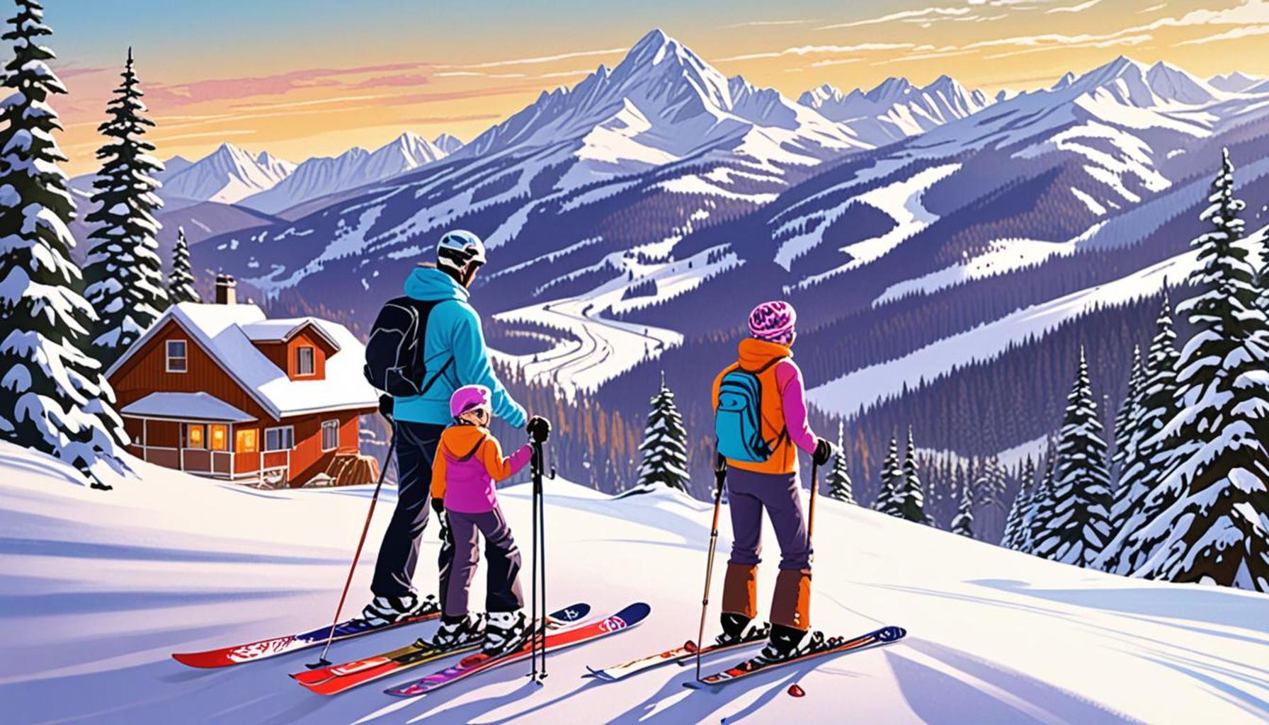 Family Holidays in the Mountains: Itineraries to Explore the Ski Areas of the USA