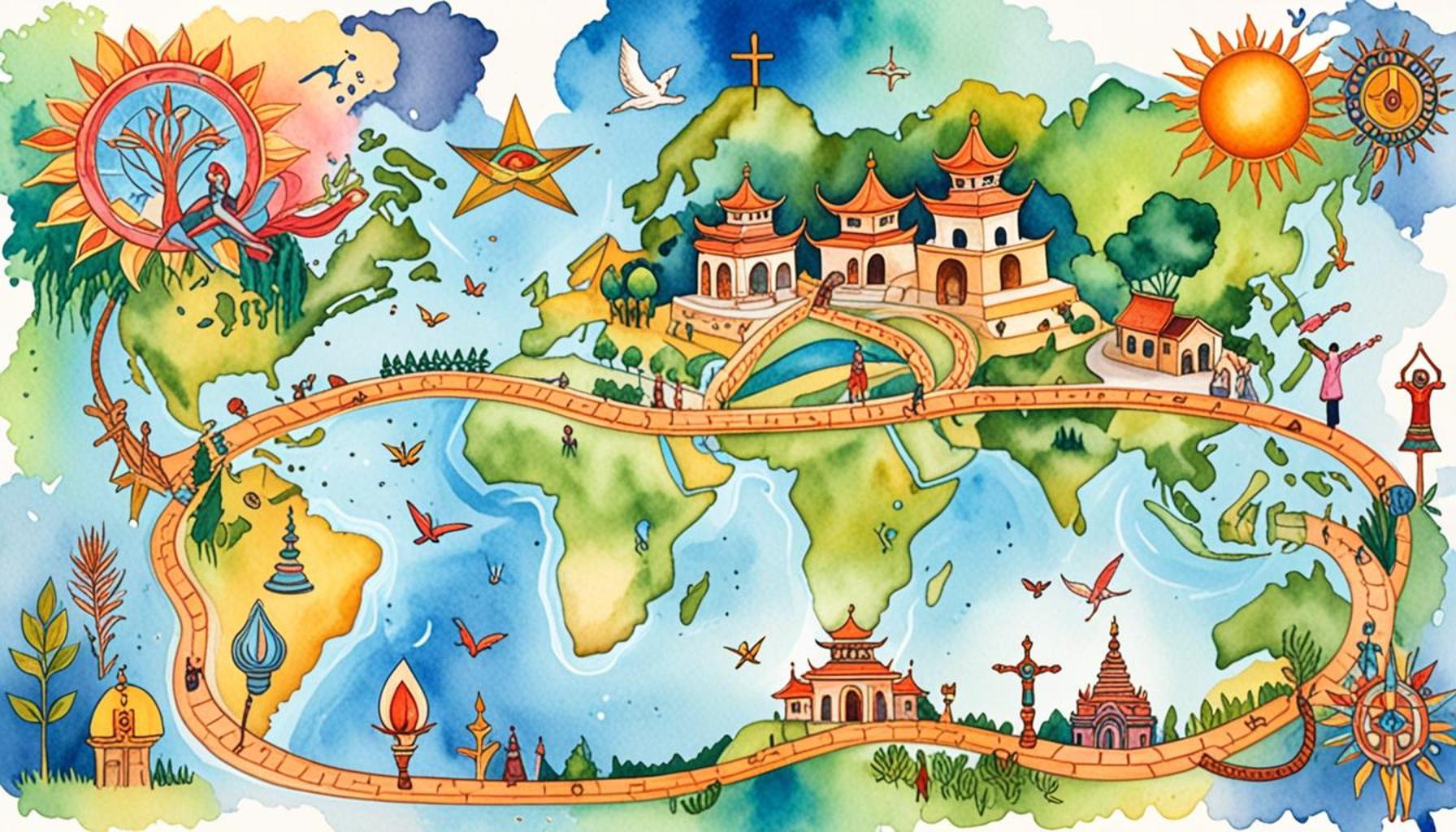 Paths of Spirituality: Itineraries That Explored Sacred Places and Cultural Practices Around the World