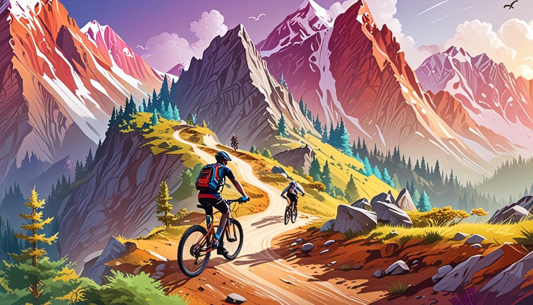 Radical Cycling: Mountain Bike Routes in Challenging Terrain